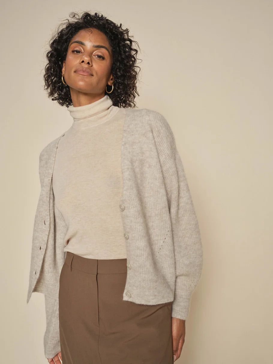 Mos Mosh Thora V-Neck Knit Cardigan