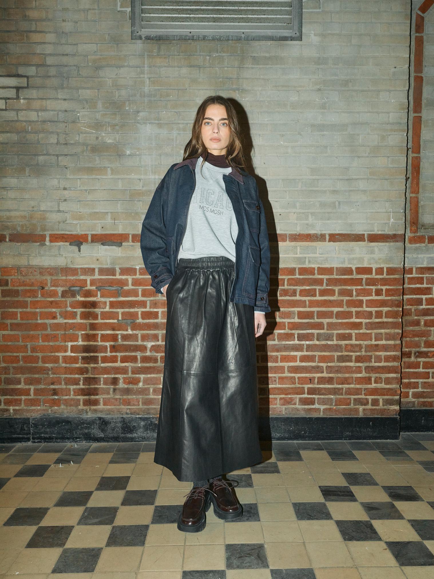 Mos Mosh Deena Leather Skirt