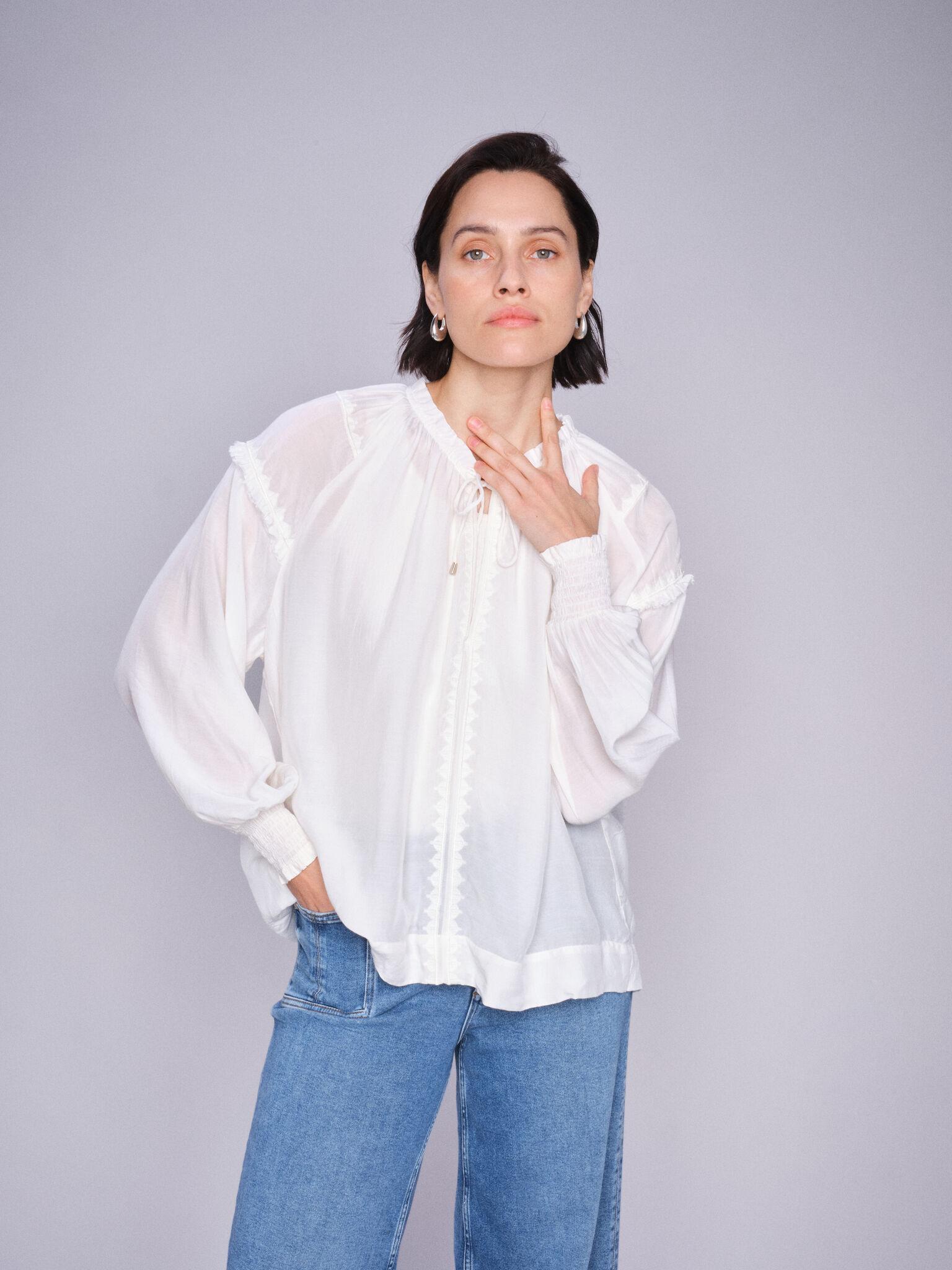 Mos Mosh Marb Sansa Emb Blouse