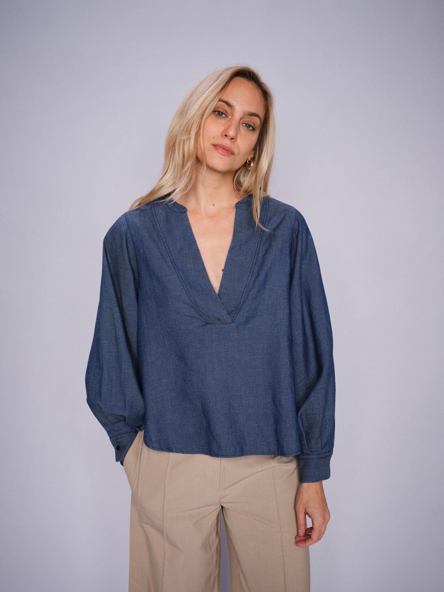 Mos Mosh Yen Denim Blouse