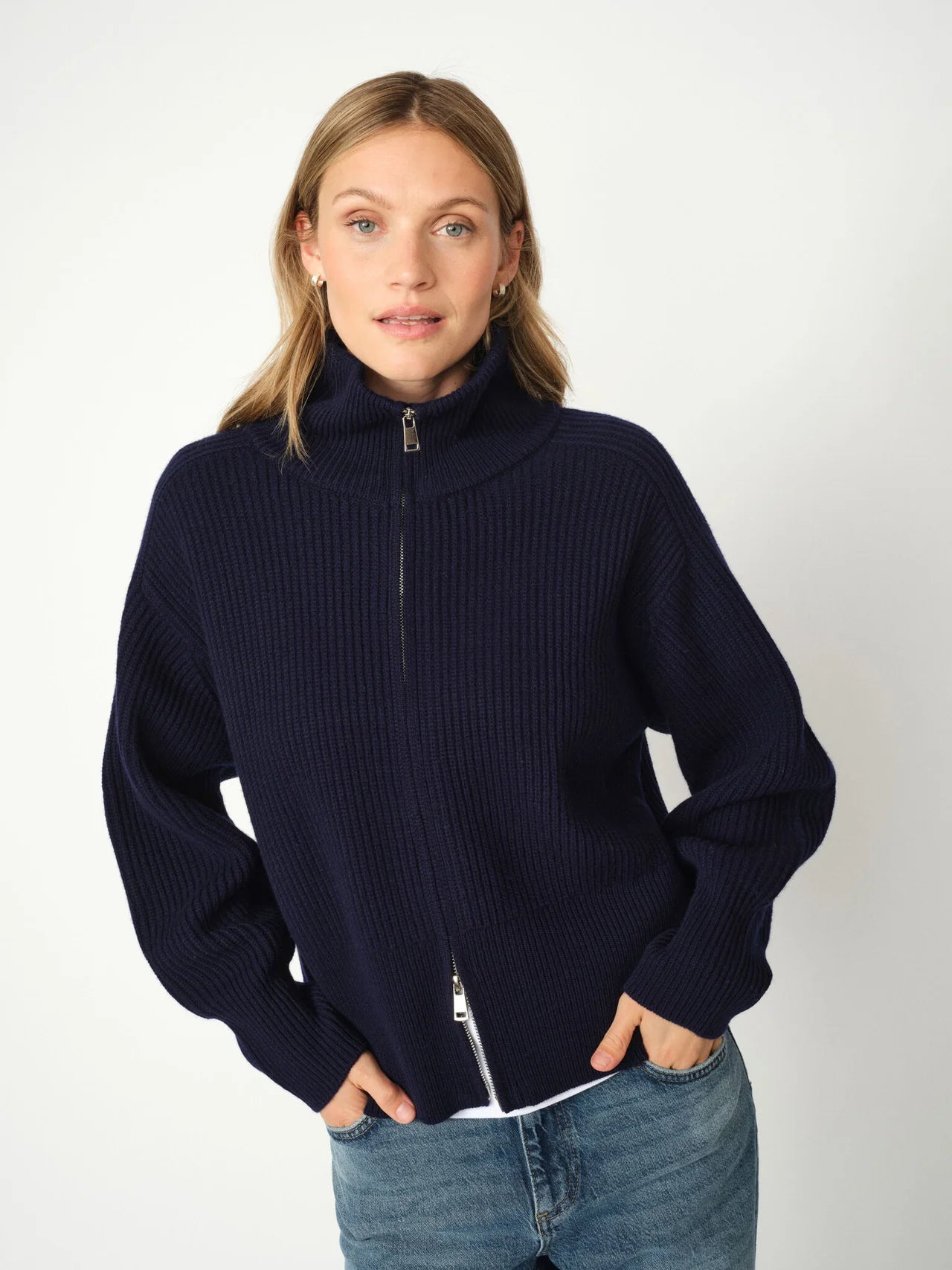 Mos Mosh Amity Zip Knit Cardigan