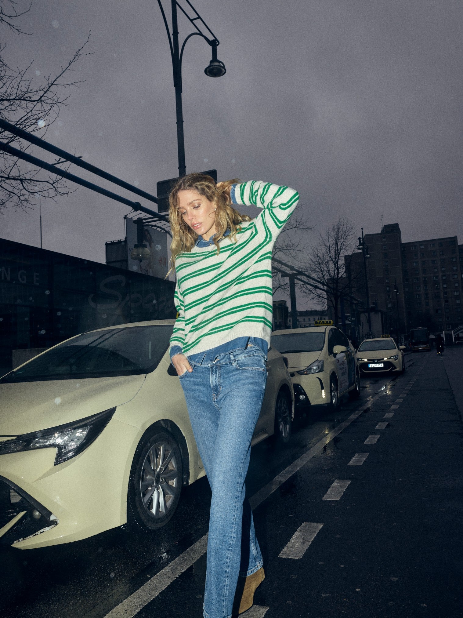Mos Mosh Khai Two Stripe Knit