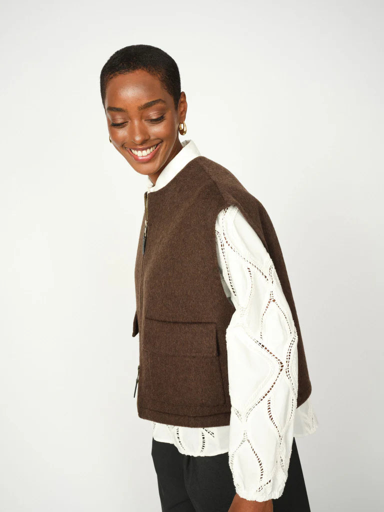 Mos Mosh Elise Loisa Wool Vest