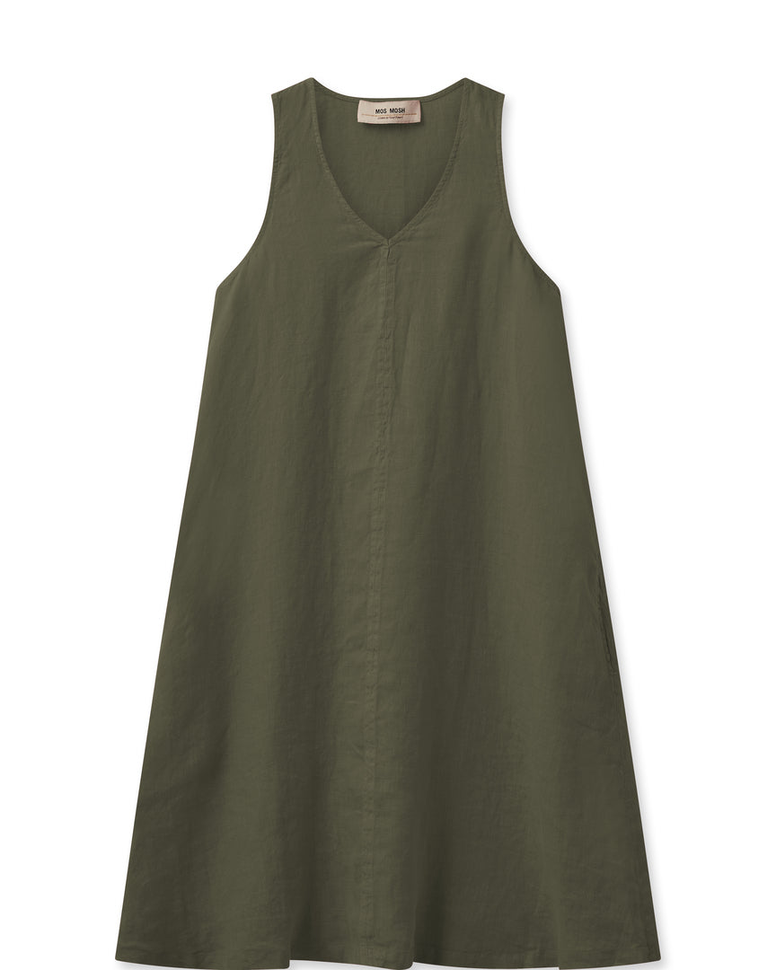 Mos Mosh Nula SL Linen Dress