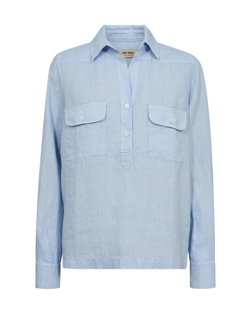 Enna Linen Pocket Blouse
